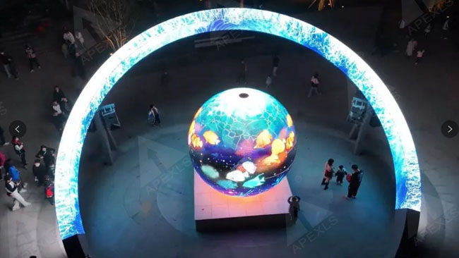 “數(shù)字夜游”啟幕！康碩展LED創(chuàng)意屏精彩亮相惠陽淡水墟文化特色街