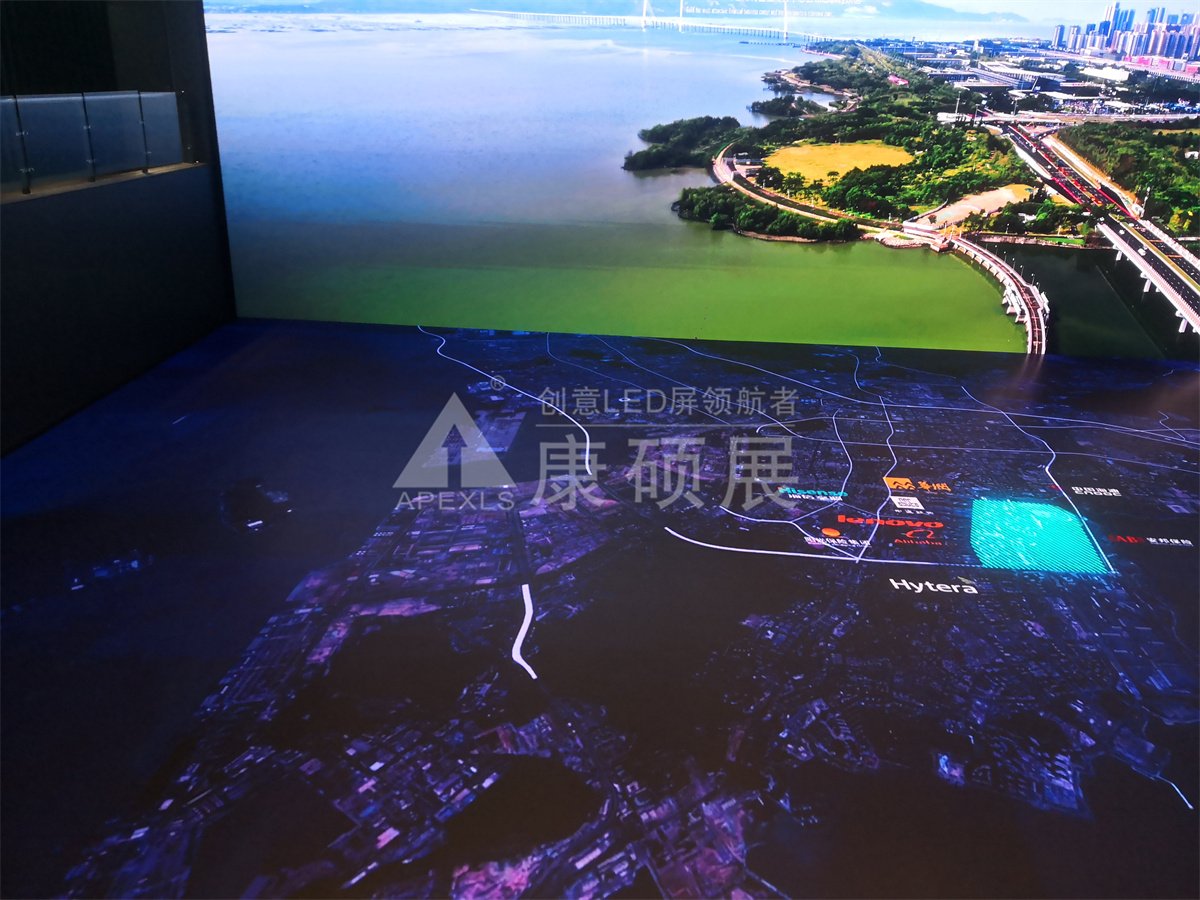 海南規(guī)劃展覽館P2戶內全彩屏