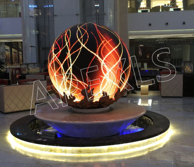 中山星空聯(lián)盟集團P6MM球形LED顯示屏