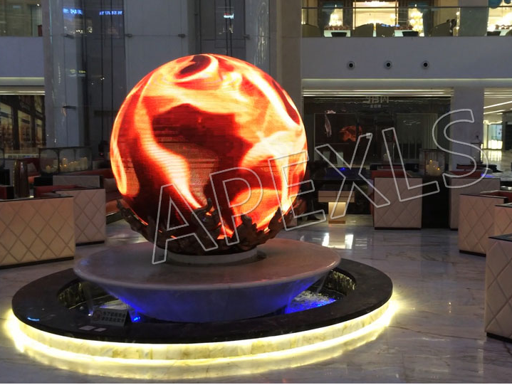 中山星空聯(lián)盟集團P6MM球形LED顯示屏