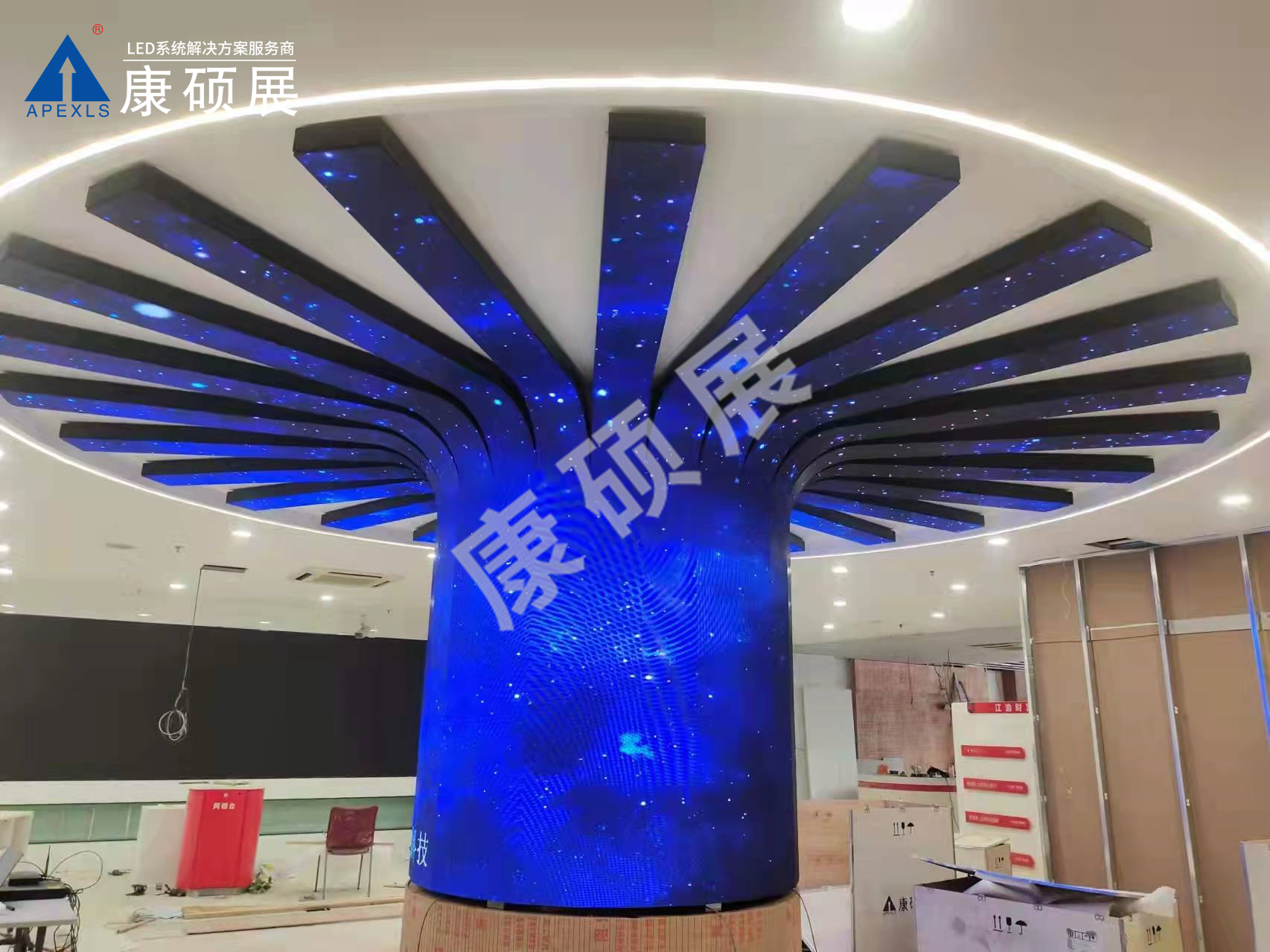 LED樹(shù)形喇叭屏