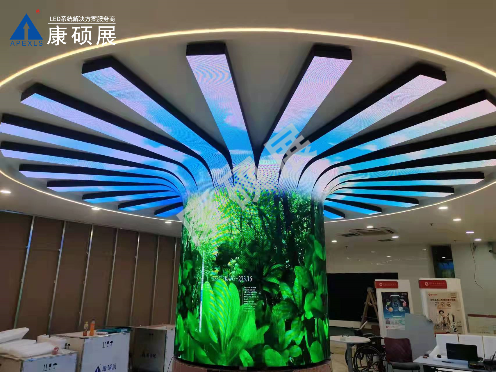 LED樹(shù)形喇叭屏