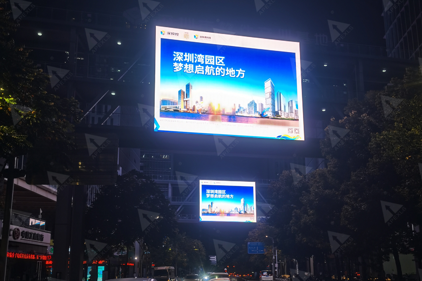 深圳灣軟件產(chǎn)業(yè)基地-P8戶外全彩屏648.186㎡