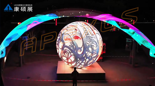 惠陽淡水墟文化特色街創(chuàng)意球形屏